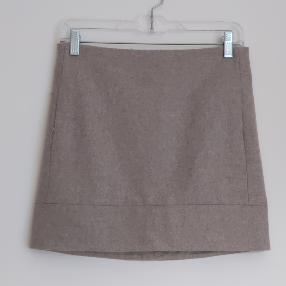 J. Crew wool mini skirt
